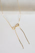 Penelope Gold Bow Chain Necklace