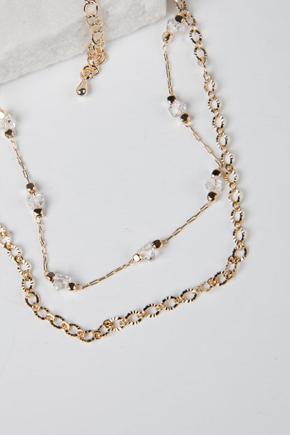 Ellison Gold Layered Chain Anklet