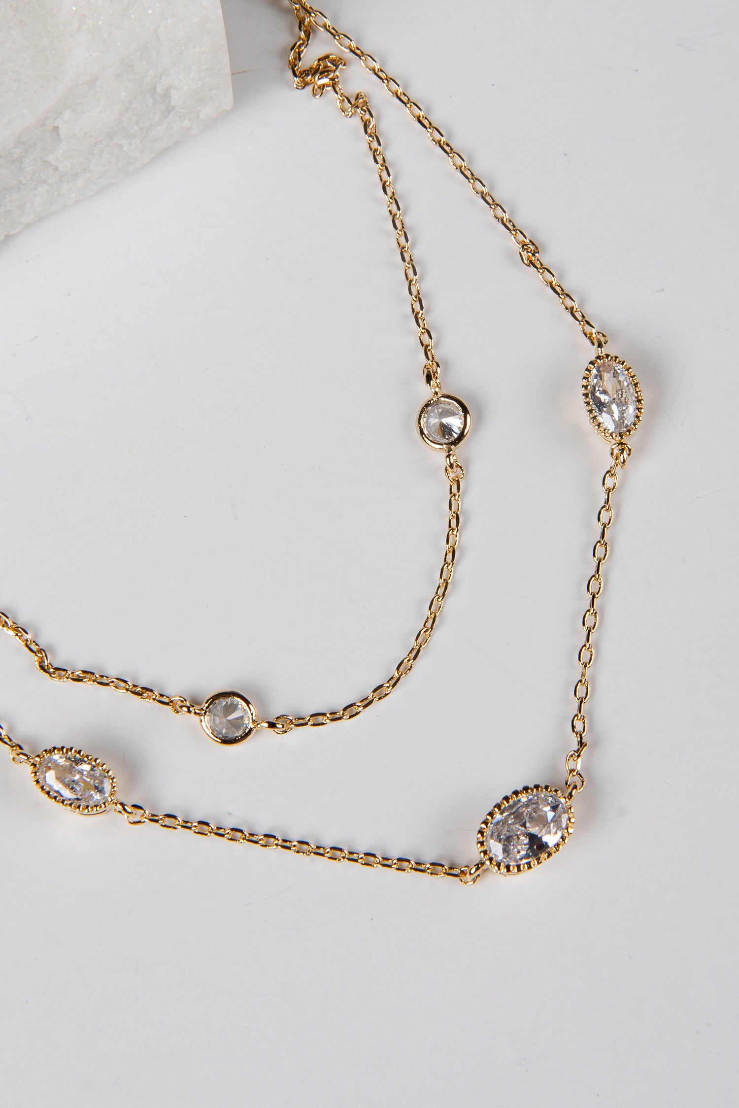 Finley Gold Layered Detail Anklet