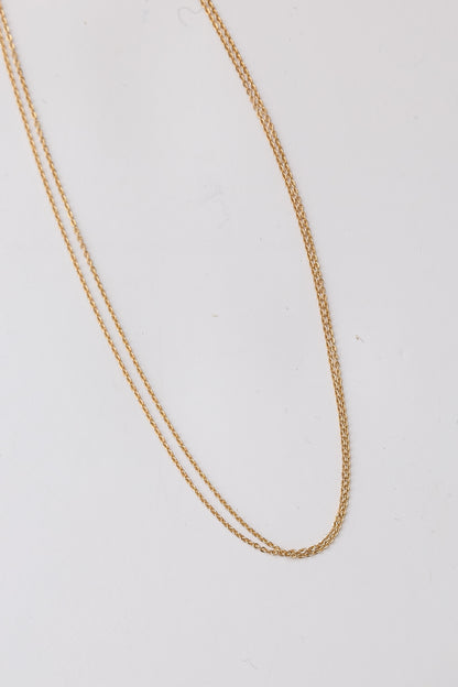 Gold Layered Chain Necklace