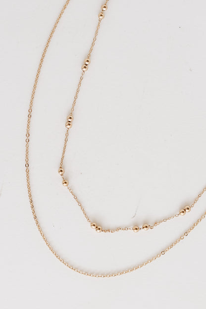 Gold Layered Chain Necklace