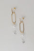 Michelle White Pearl Drop Earrings