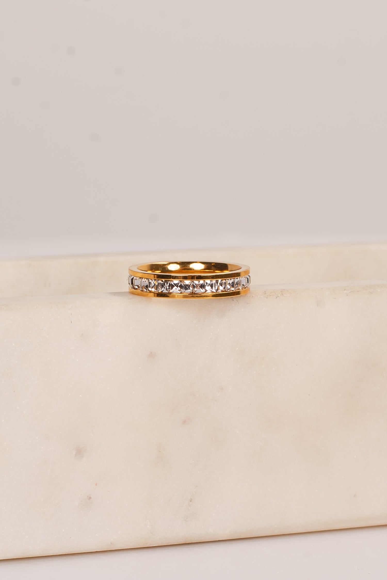 Emilee Gold Rhinestone Ring