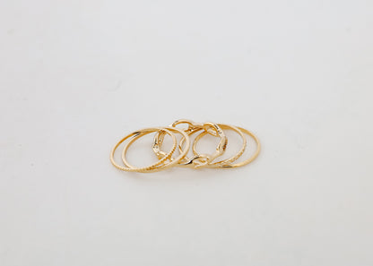 Sabrina Gold Ring Set