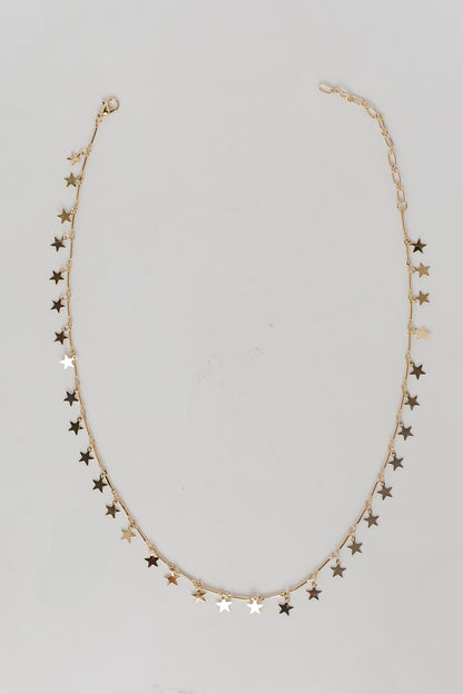 Zoey Gold Star Charm Necklace