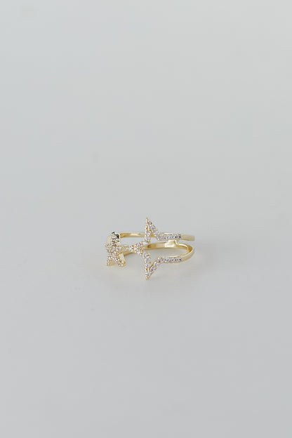 trendy gold rings