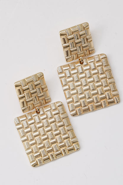 Gold Statement Earrings