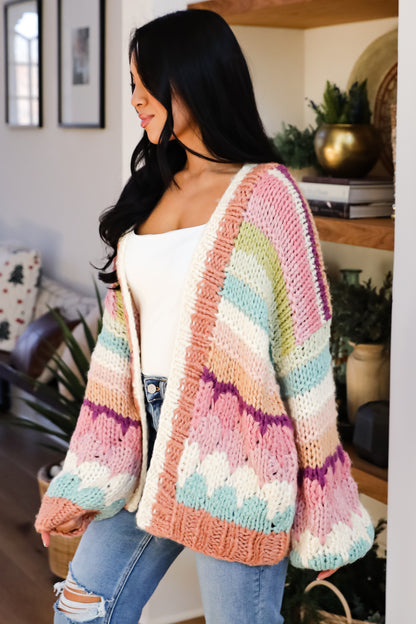 Cozy Coolness Multi Sweater Cardigan