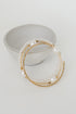 Gold Pearl + Rhinestone Bracelet Set
