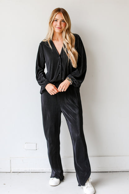 black matching sets