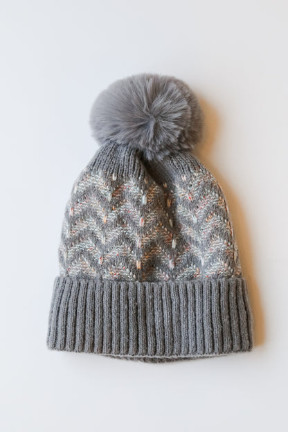 trendy Pom Pom Beanie