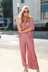 red Wide Leg Pants