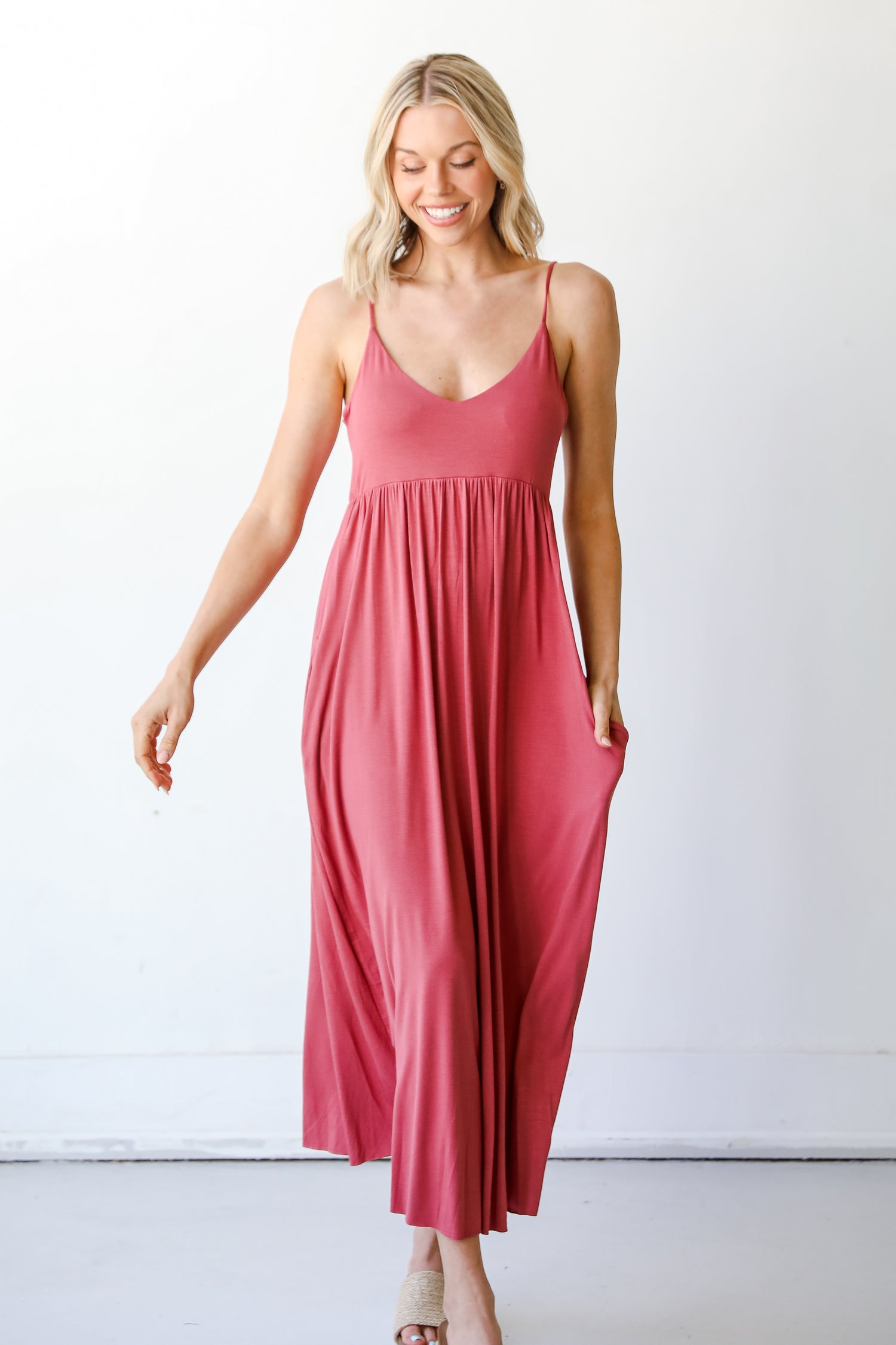 red Maxi Dress