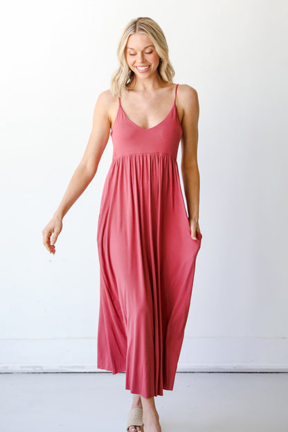 red Maxi Dress