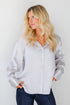 Pristine Luxury Satin Button-Up Blouse