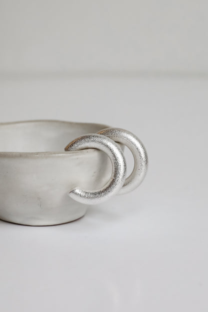 Eloise Silver Hoop Earrings