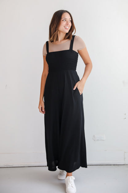 Iconic Situation Smocked Jumpsuit