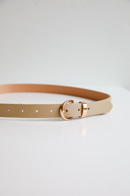 Effortless Trendsetter Taupe Belt