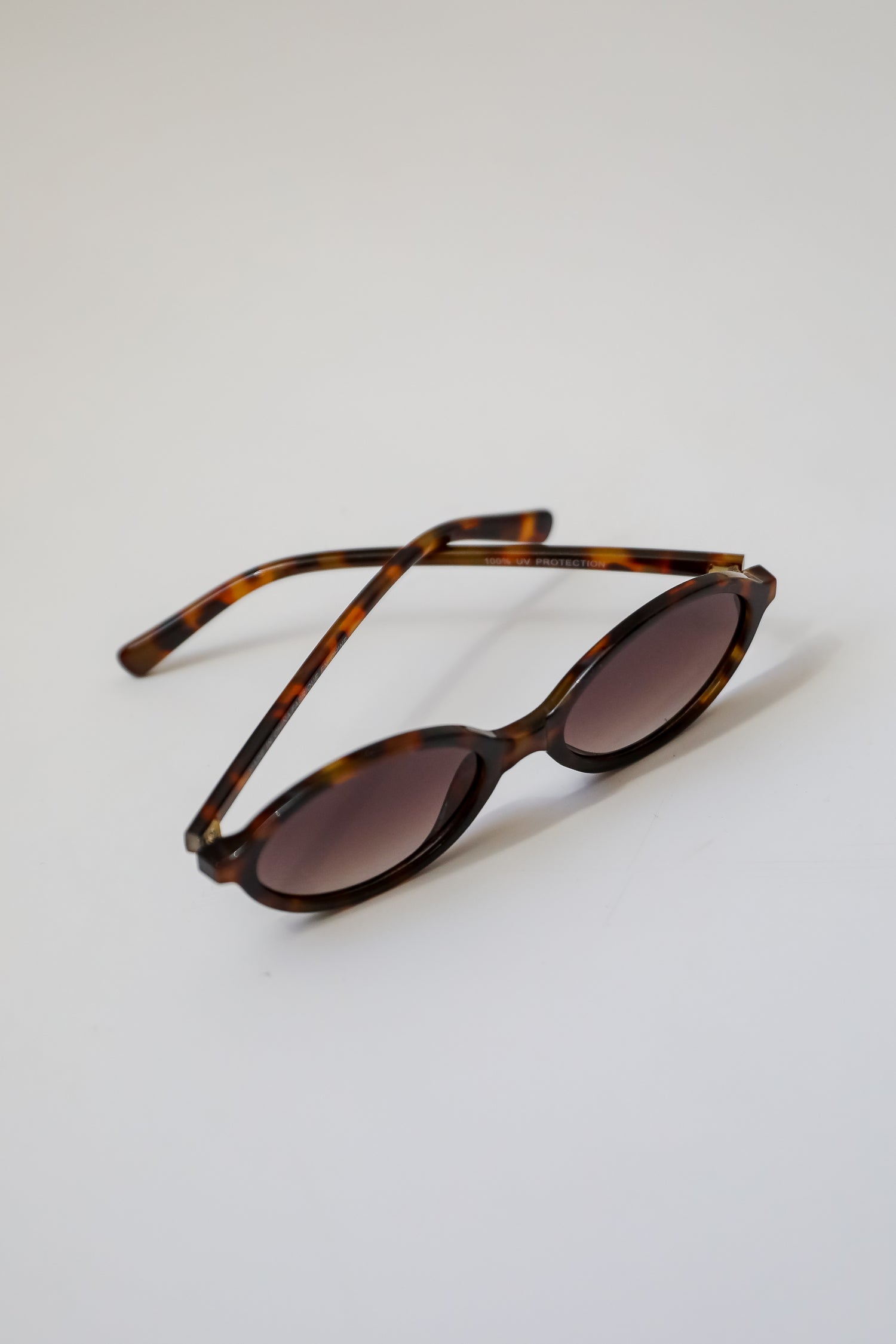 Tortoise Oval Sunglasses