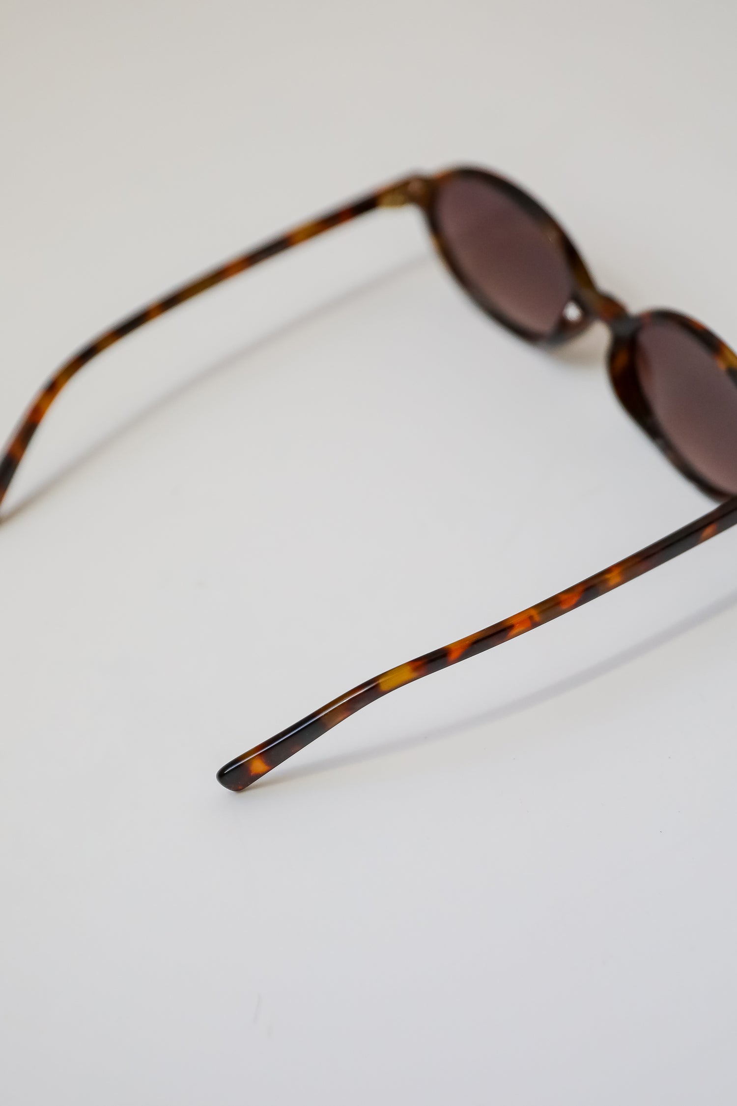 Tortoise Oval Sunglasses