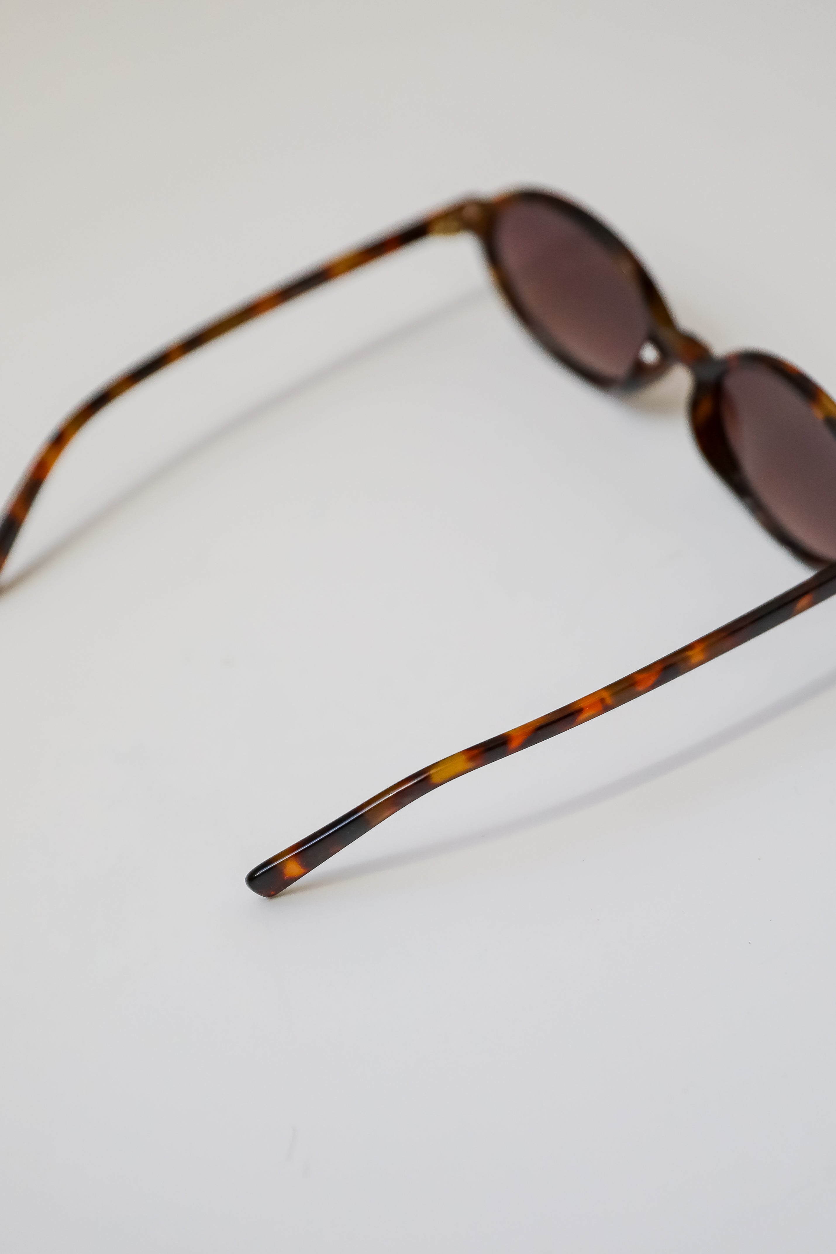 Tortoise Oval Sunglasses