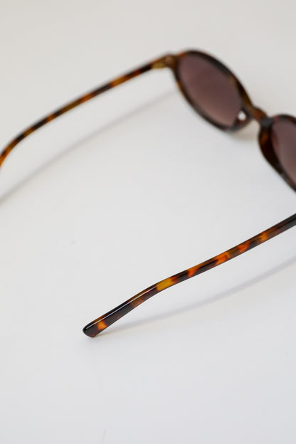 Tortoise Oval Sunglasses