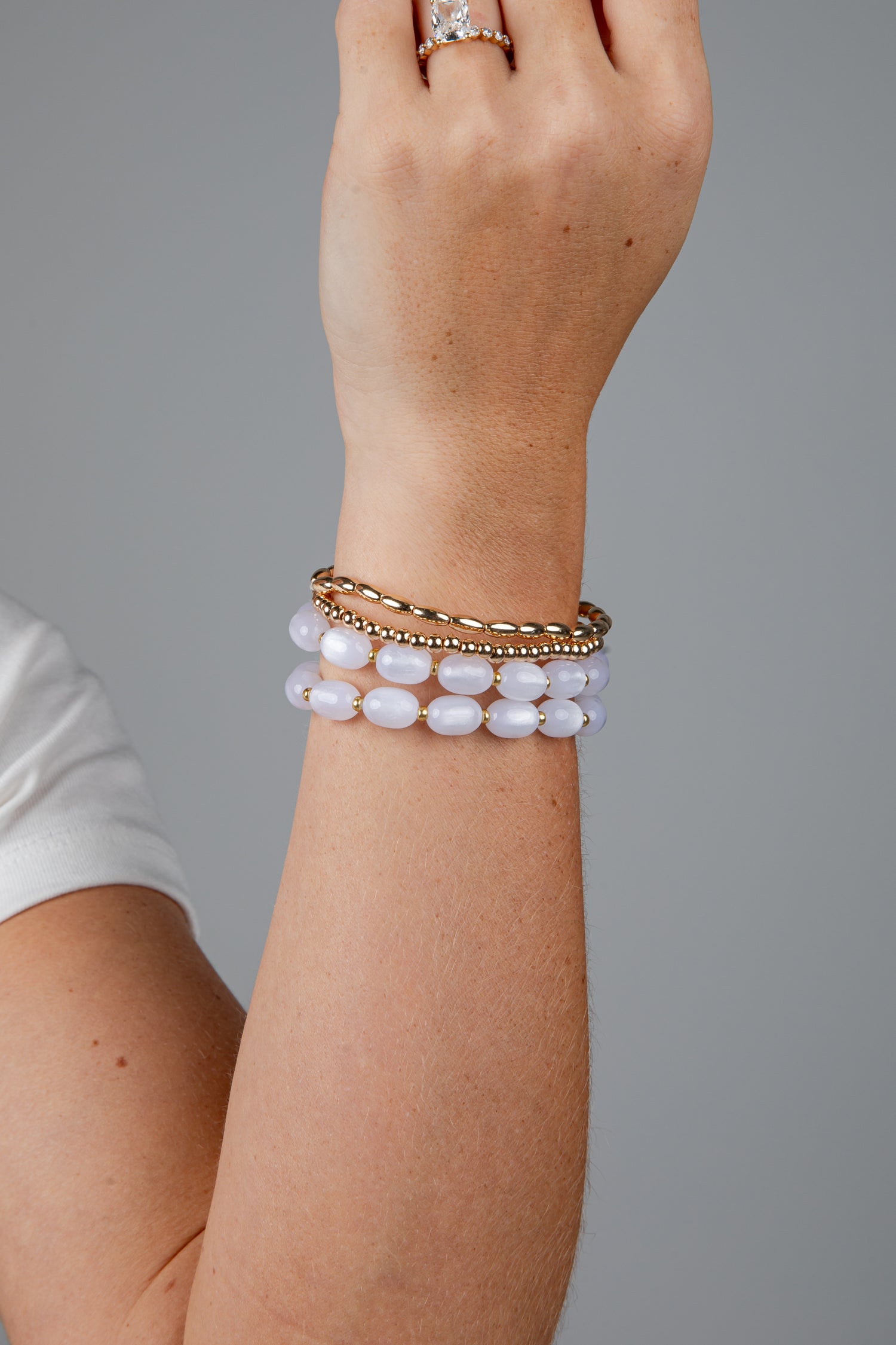June Stretch Beaded Bracelet Set