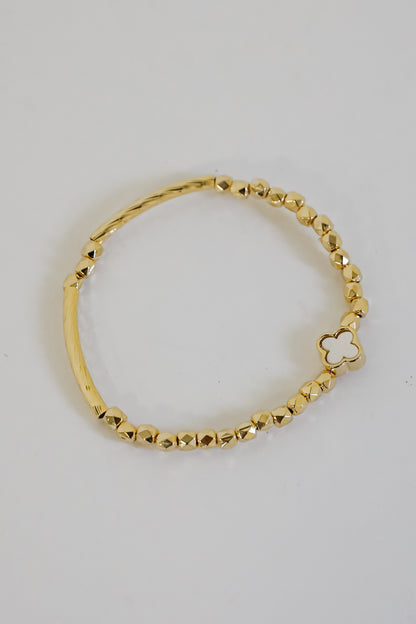 Diana Beaded Quatrefoil Bracelet