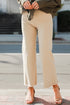 khaki Wide Leg Jeans