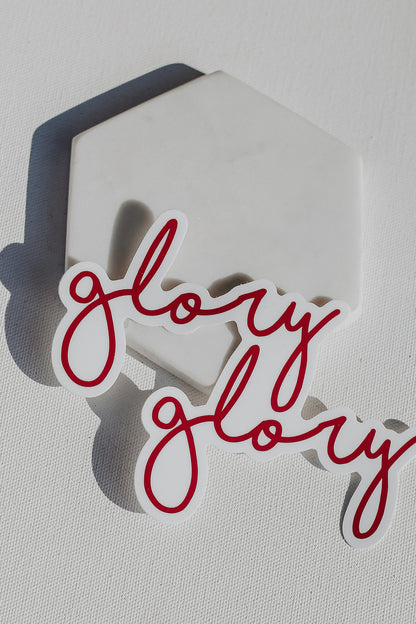 Glory Glory Sticker From Harvey Boutique