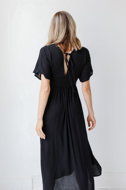 Midi Dress back view