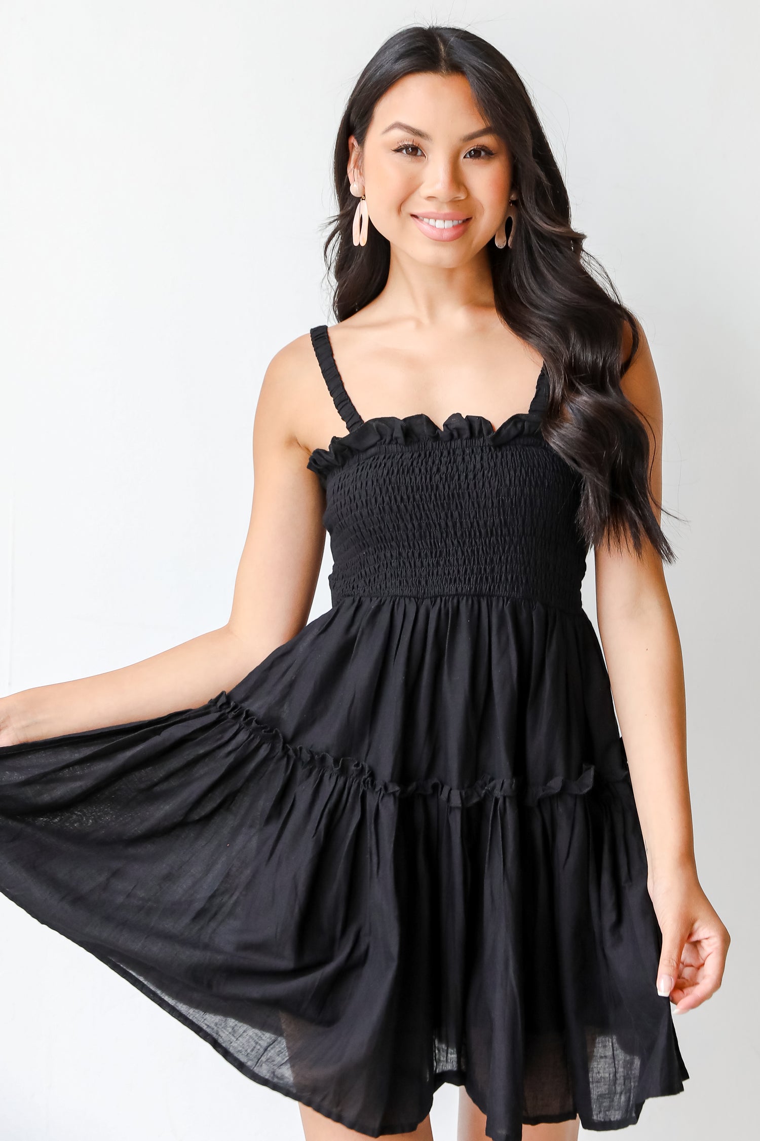 Smocked Mini Dress