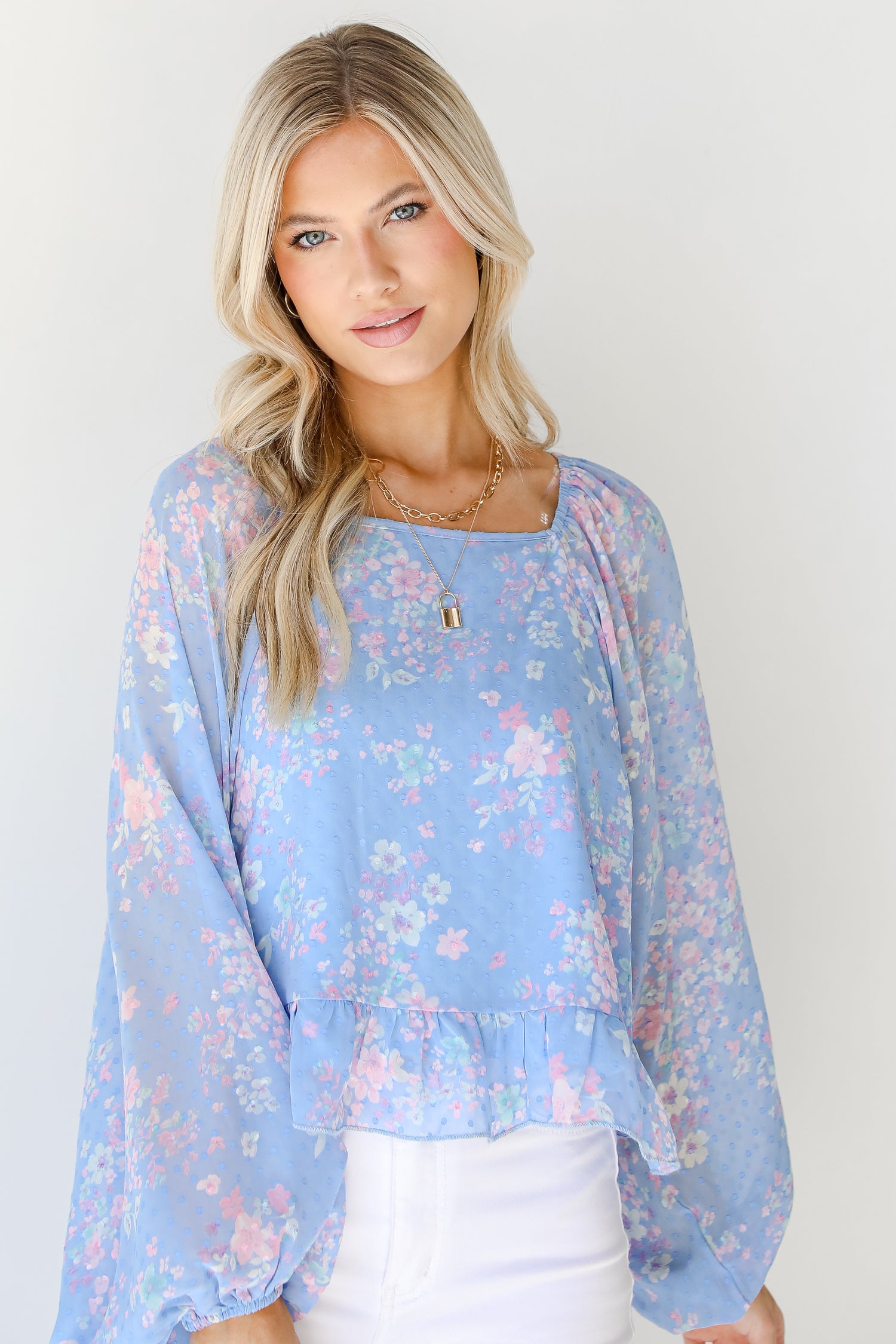 Floral Blouse front view
