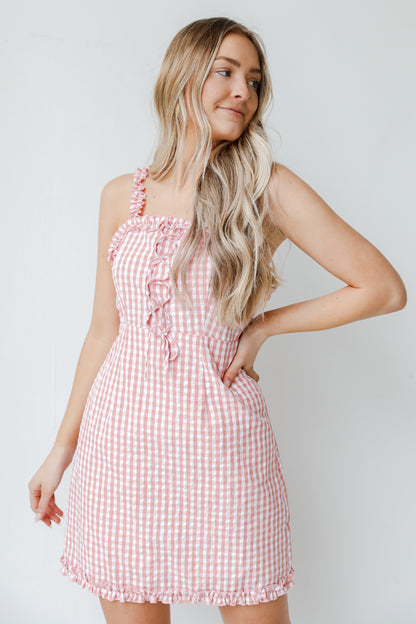 Gingham Mini Dress