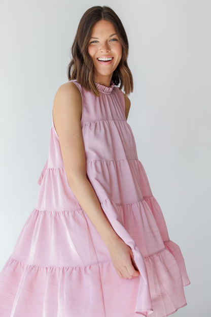 Tiered Mini Dress side view