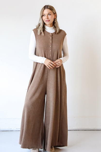 oversized baggy knit Jumpsuit