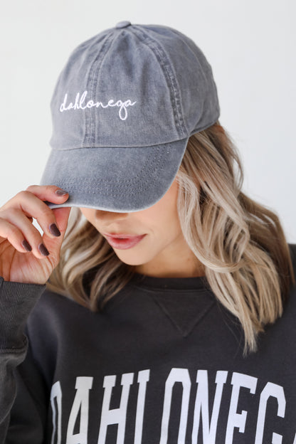 Dahlonega Script Embroidered Hat front view