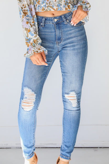 Distressed Skinny Jeans