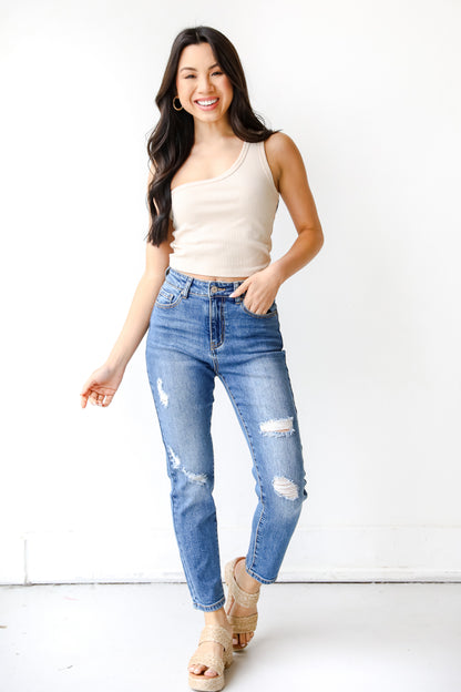 Distressed Mom Jeans from dress up