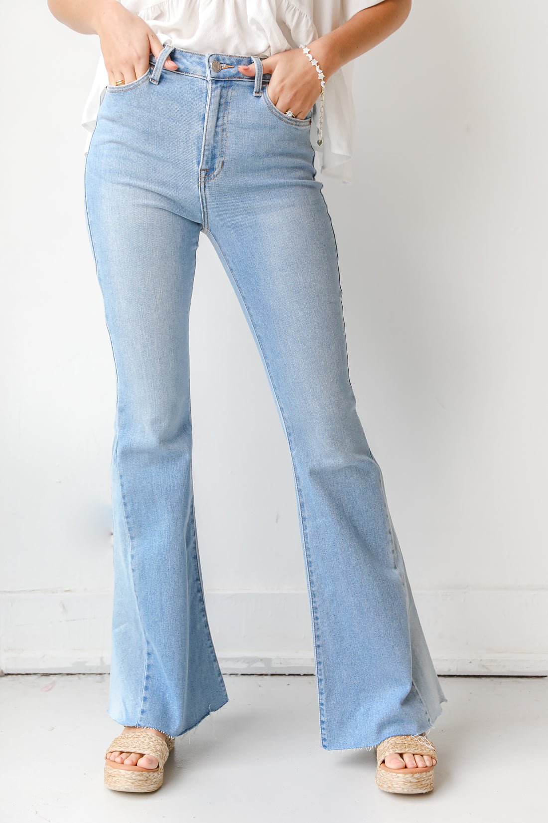 High-Rise Flare Jeans