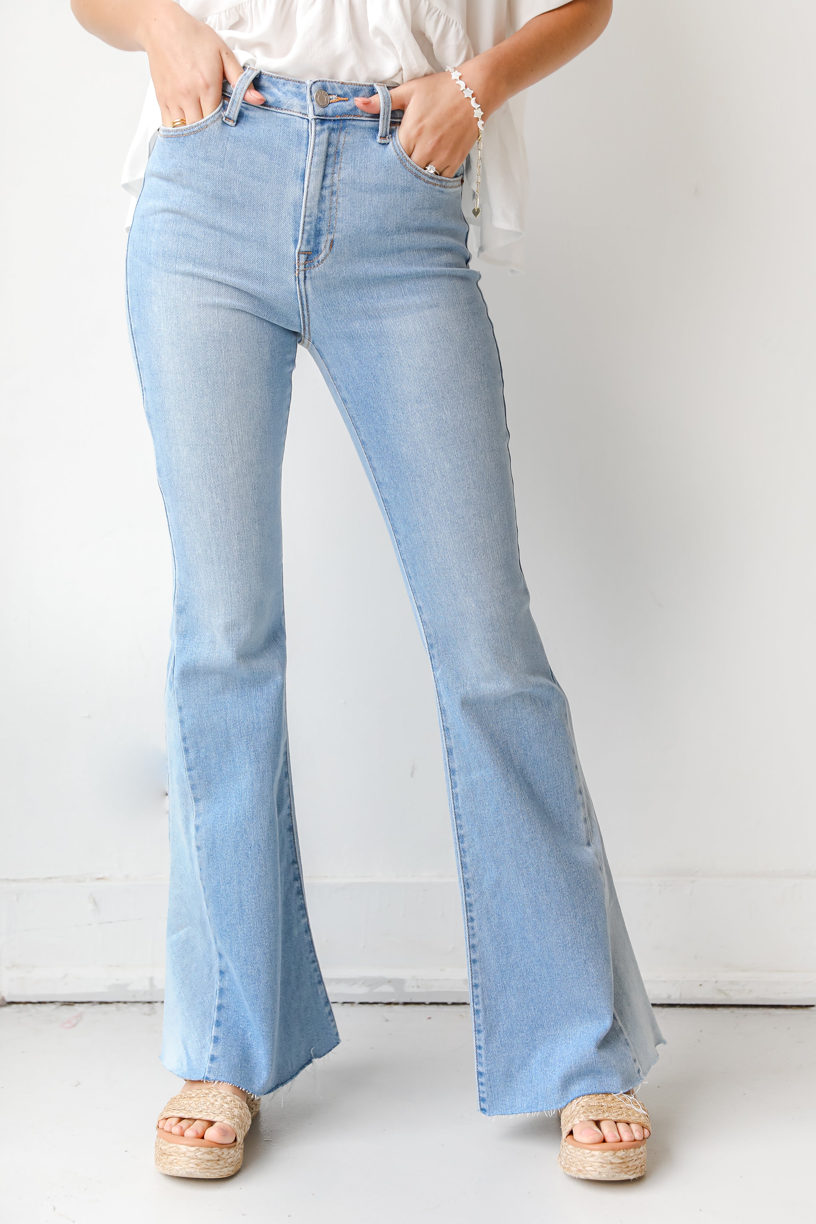 High-Rise Flare Jeans