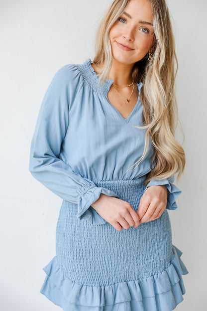 Smocked Dress front view