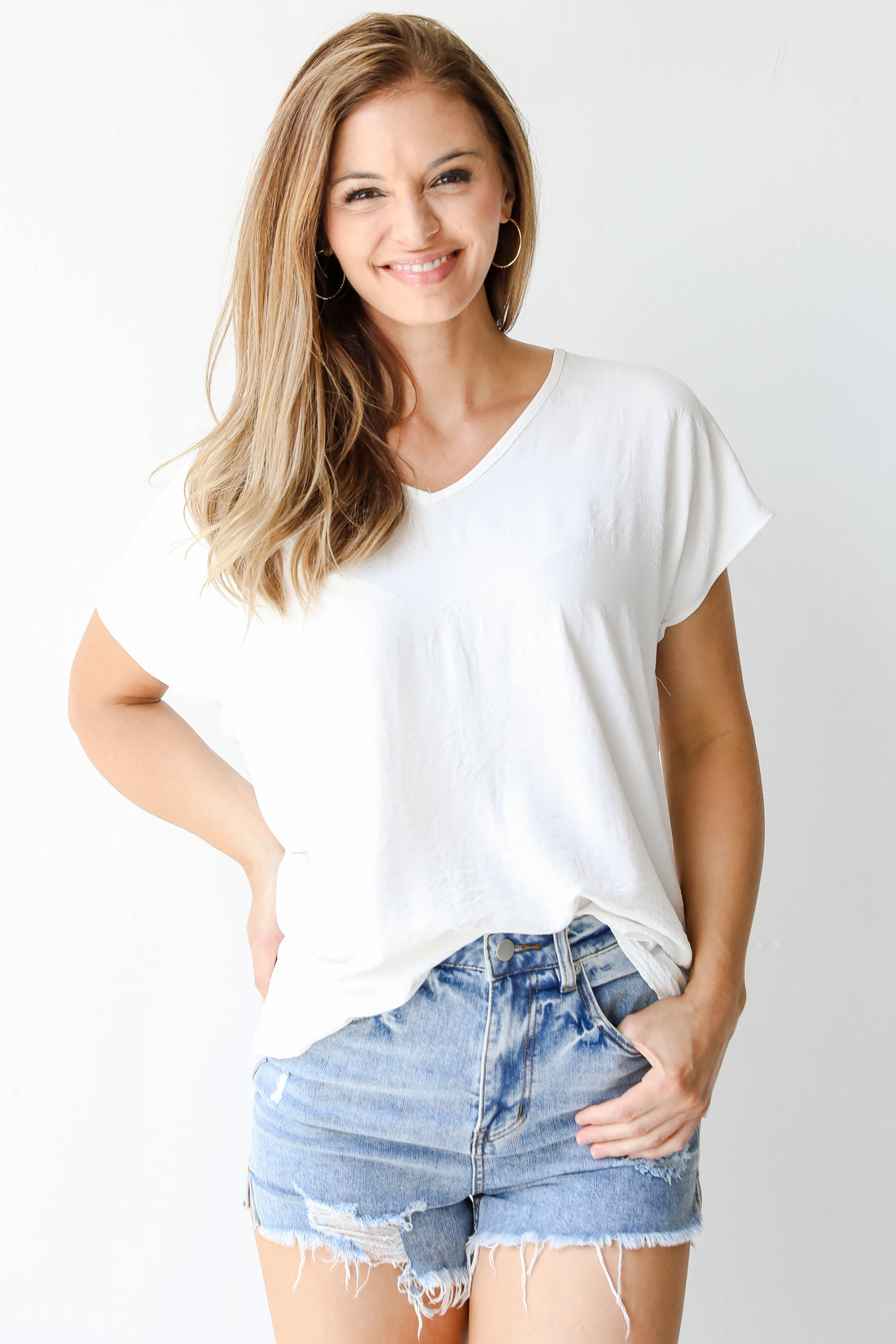 Distressed Denim Shorts from dress up