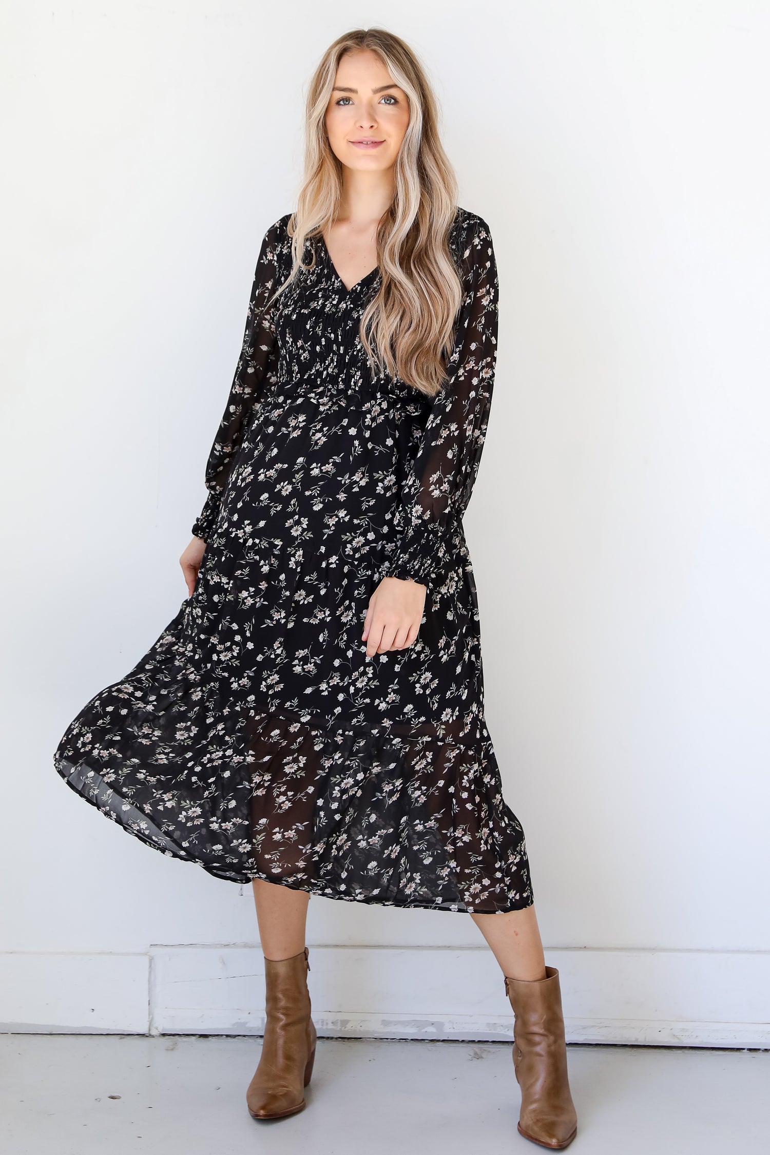 Floral Midi Dress