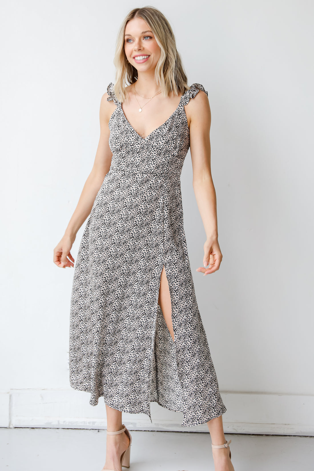 Floral Midi Dress from dress up