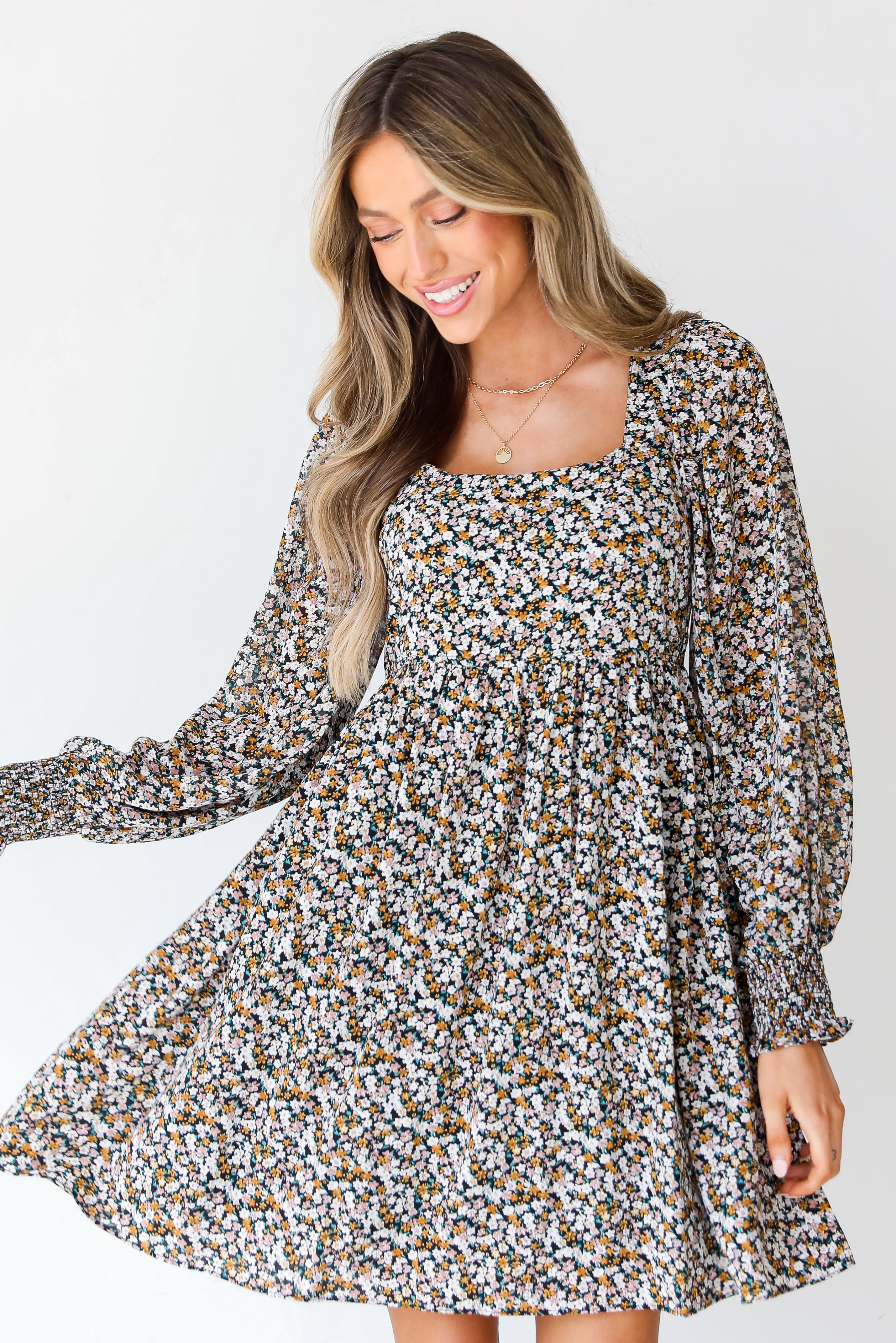 Floral Mini Dress
