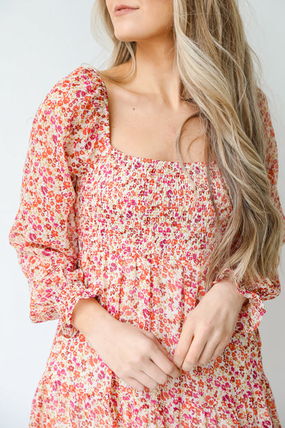 Floral Mini Dress front view