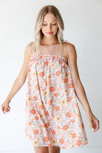 Floral Mini Dress front view