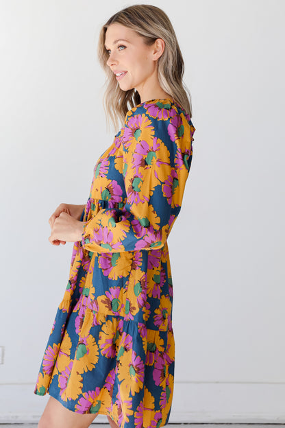 Floral Mini Dress side view