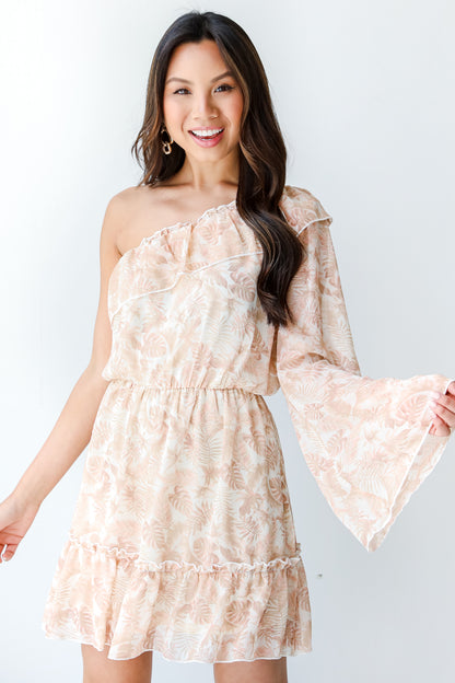 One-Shoulder Mini Dress